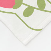 Cool Kawaii Kaketoe print Fleece Deken (Hoek)