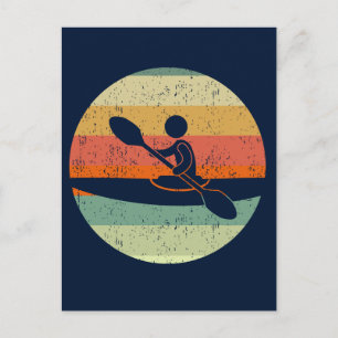 Cool Kayak Sunset Briefkaart