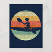 Cool Kayak Sunset Briefkaart (Voorkant)