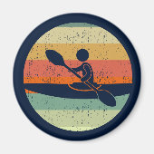 Cool Kayak Sunset Magneet (Voorkant)