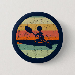 Cool Kayak Sunset Ronde Button 5,7 Cm