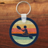 Cool Kayak Sunset Sleutelhanger (Voorkant)