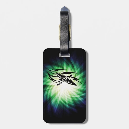 Cool Kayaking Bagagelabel (Achterkant verticaal)