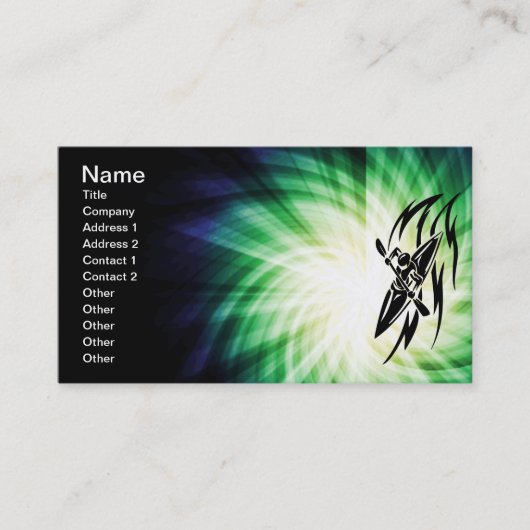 Cool Kayaking Visitekaartje (Voorkant)