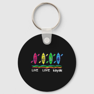 Cool Kayaks-shirt voor buitenpret Funny Kayaking B Sleutelhanger