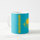 Cool Kazachstan Flag Koffiemok (Voorkant links)