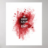 Cool 'Keep Calm I'm an EMT' grappige Poster (Voorkant)