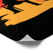 Cool Keeper Speler Voor Cricket Sportys En  Poster (Hoek)