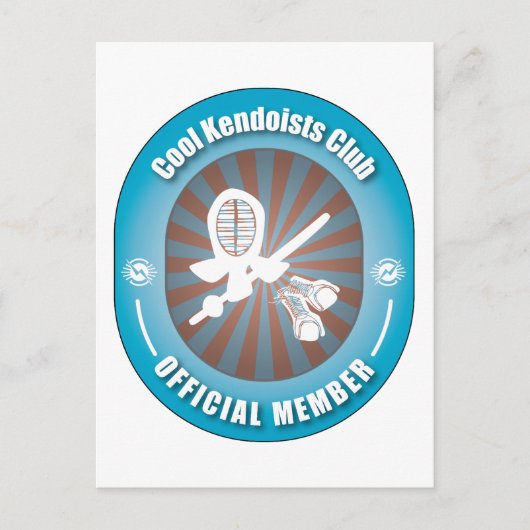 Cool Kendoists Club Briefkaart (Voorkant)