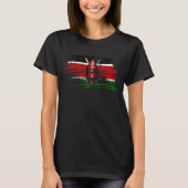 Cool Kenyan-vlagontwerp T-shirt (Voorkant)