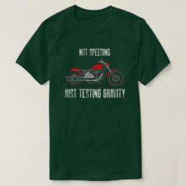 Cool kerel motorfiets speed bike t-shirt