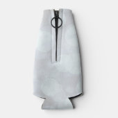 Cool Kerstllama | Joy Typografie Flesjeskoeler (Achterkant)