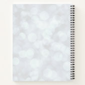 Cool Kerstllama | Joy Typografie Notitieboek (Achterkant)