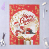 Cool Kerstman Vakantie met Kerstmis 🎅 Tissuepapier (Craft)