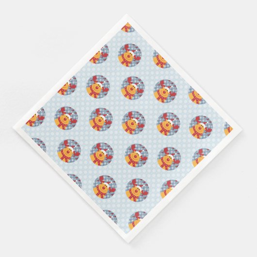 Cool-kerstrendierpapier Napkin Servet (Hoek)