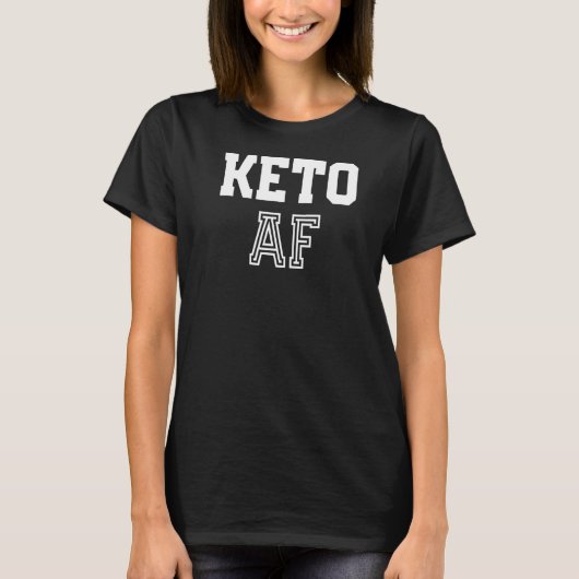 Cool Keto AF voor Keto T-shirt (Voorkant)