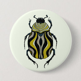 Cool Kever Entomologie Insect Kunst Ronde Button 7,6 Cm