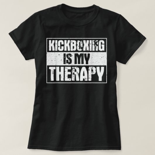 Cool Kickboxing For Men Women Kickboxer Workout Ex T-shirt (Design voorkant)