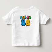 Cool Kid 88 Leuke Cartoon Stijl Kinder Shirts (Achterkant)