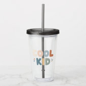 Cool Kid - Trendy Tumbler for All Acryl Drinkbeker (Voorkant)
