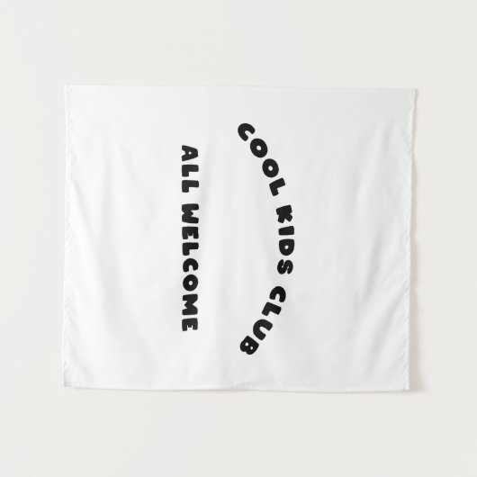 Cool Kids All Welcome Wandkleed (Voorkant (horizontaal))