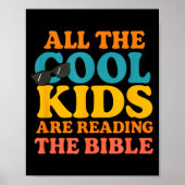 Cool Kids Are Reading The Bible  Poster (Voorkant)