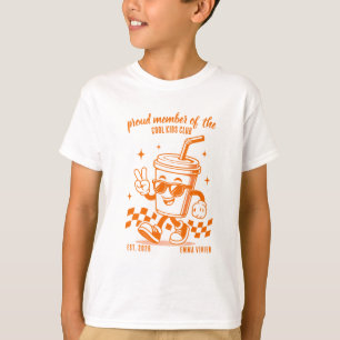 Cool Kids Club T-shirt, Op maat gemaakte papa en k T-shirt