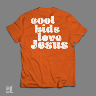Cool Kids Love Jesus Retro Christian T-shirt