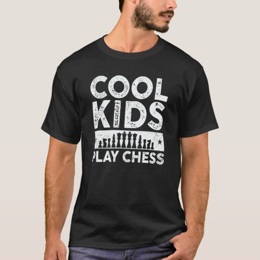 Cool Kids Play Chess Player For Chess Boys 3 T-shirt (Voorkant)