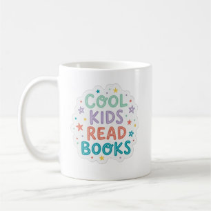 Cool Kids Read Books  - boekliefhebber lezend Koffiemok
