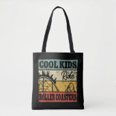 Cool Kids Ride Roller Coasters Funny Coaster Train Tote Bag (Voorkant)