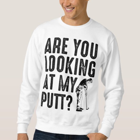 Cool, kijk je naar m'n grappige Golf. Trui (Voorkant)