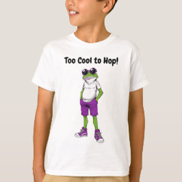 Cool Kikker Kids T-Shirt – Grappige Zonnebril Kikk