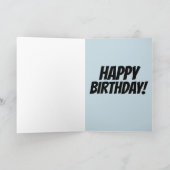 COOL KIND BIRTHDAY-KAARTEN KAART (Binnen)