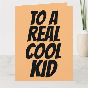 COOL KIND BIRTHDAY-KAARTEN KAART