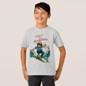 Cool Kind Skateboarder Fun Quote Wheelie T-shirt (Voorkant volledig)