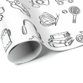 Cool Kind Verjaardag Kleurplaat Boek Cadeauverpakk Cadeaupapier (Rol Hoek)