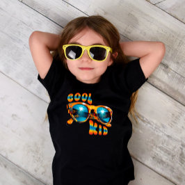 Cool kind zonnebril ontwerp t-shirt