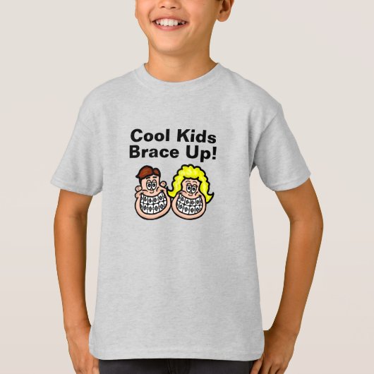 Cool Kinder Brace Up Kind T-shirt (Voorkant)