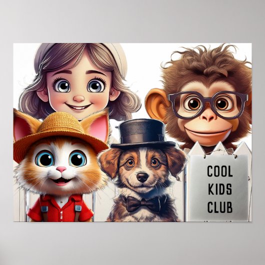 Cool Kinder Club Poster (Voorkant)