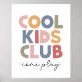 Cool Kinder Club Poster (Voorkant)