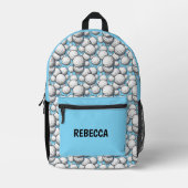 Cool kinder golfsport liefhebbers bedrukte rugzak (Voorkant)