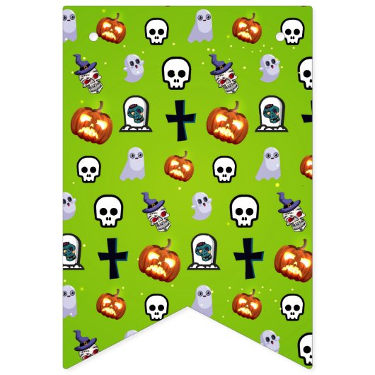 Cool Kinder Halloween Party Vlaggetjes (Eerste vlag)