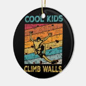 Cool Kinder klimwanden Extreme Sport Rock klimmen Keramisch Ornament (Links)
