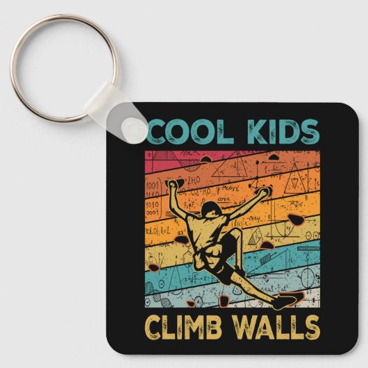 Cool Kinder klimwanden Extreme Sport Rock klimmen Sleutelhanger (Voorkant)