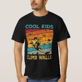 Cool Kinder klimwanden Extreme Sport Rock klimmen T-shirt