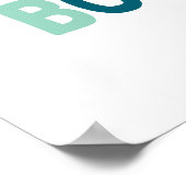 Cool Kinder Lees boeken kleurrijk poster (Hoek)