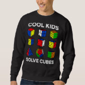 Cool Kinder Los Cubes Funny Speedcubing Speedsolvi Trui (Voorkant)