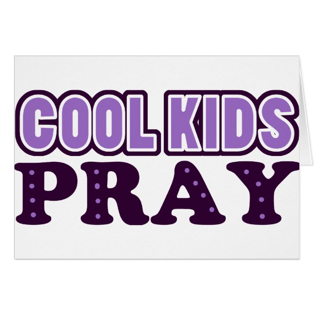 Cool Kinder Pray (Voorkant Horizontaal)