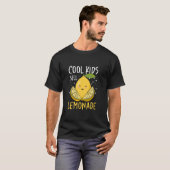 Cool Kinder Verkoop limonade Stand Verfrissende Ci T-shirt (Voorkant volledig)